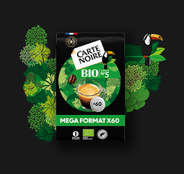 BIO - Café biologique torréfié et moulu en dosettes souples