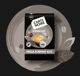ESPRESSO N°8 - Café torréfié moulu en dosettes souples