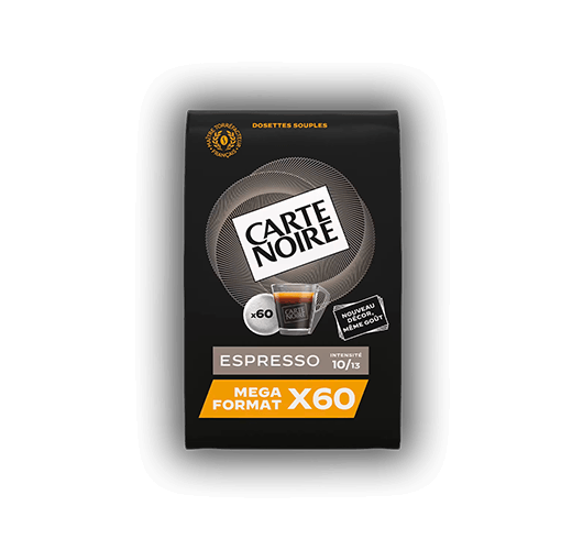 ESPRESSO N°8 - Café torréfié moulu en dosettes souples