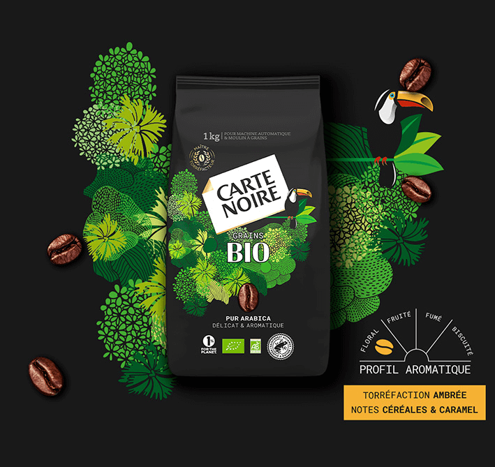 GRAINS BIO - Café en grains biologique pur Arabica