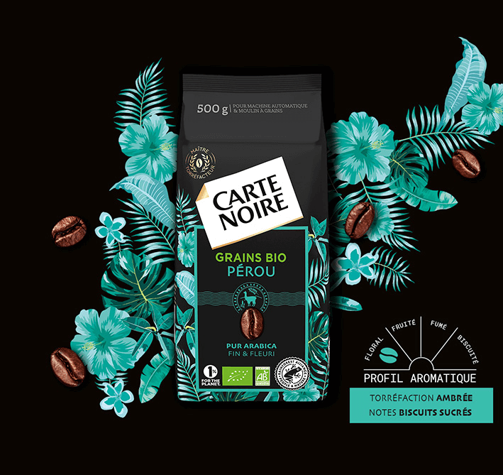 SELECTION PEROU - Café en grains bio pur Arabica