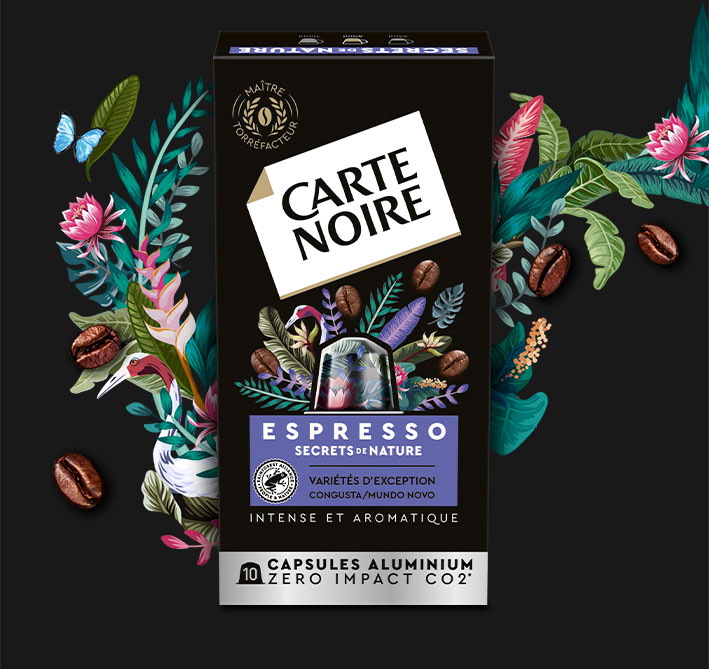 SECRETS DE NATURE - Congusta et Mundo Novo - Capsules compatibles Nespresso*