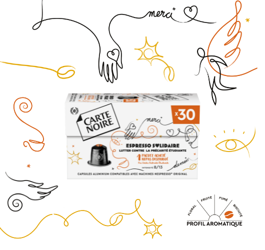 ESPRESSO SOLIDAIRE - Café torréfié moulu en capsules