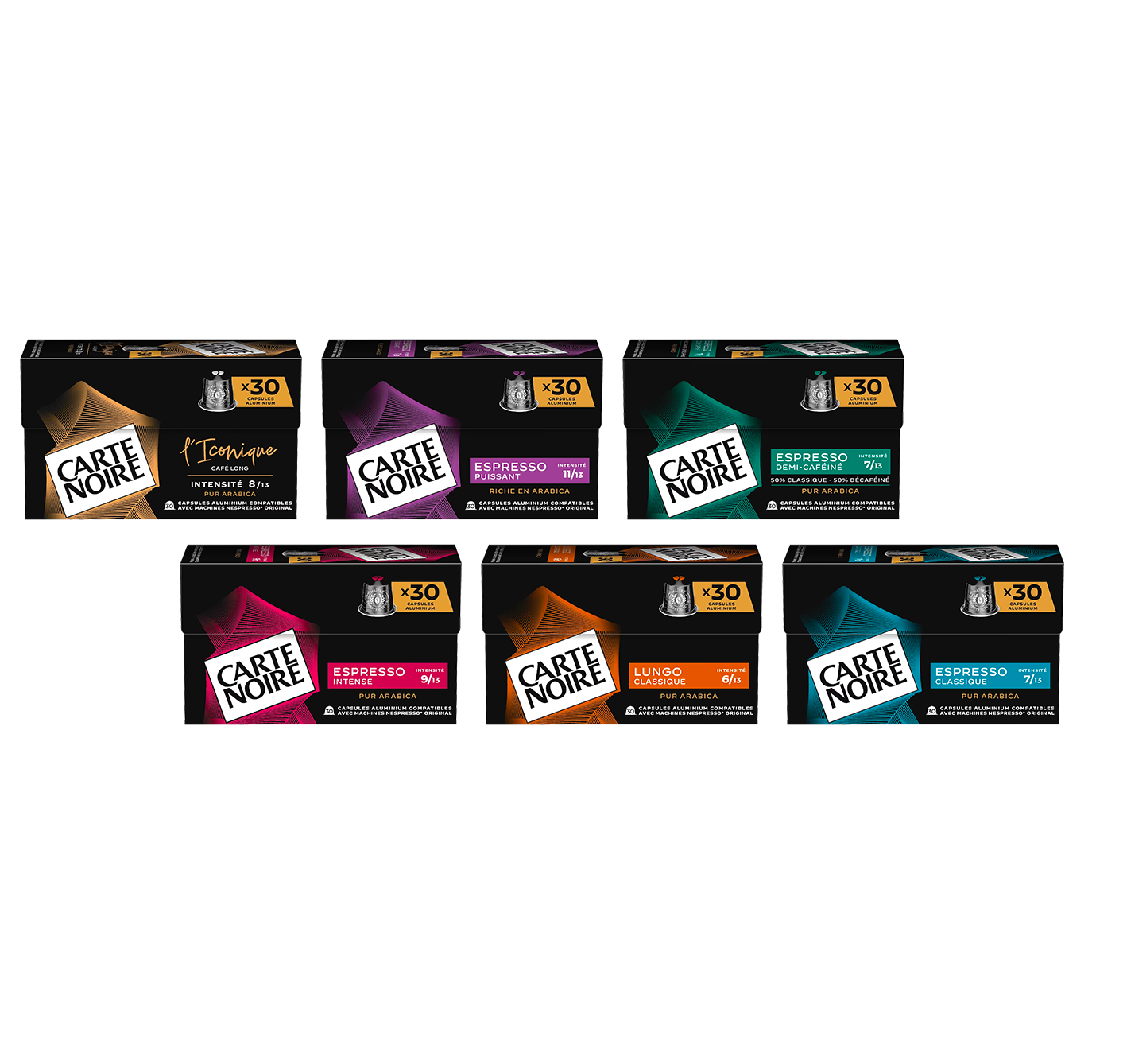 Coffret dégustation 180 capsules Nespresso®