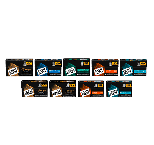Coffret dégustation 240 capsules Nespresso® intensité doux