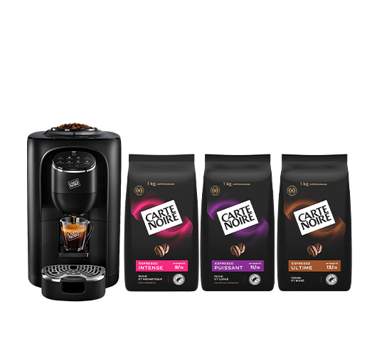 Coffret Aroma Signature machine à grains + 3kg Grains Espresso offerts
